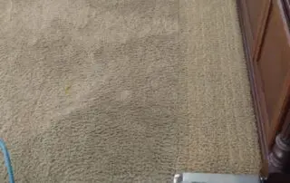 Residential and commercial interior cleaning in Phoenix by First Class Green Cleaning showing carpet cleaning