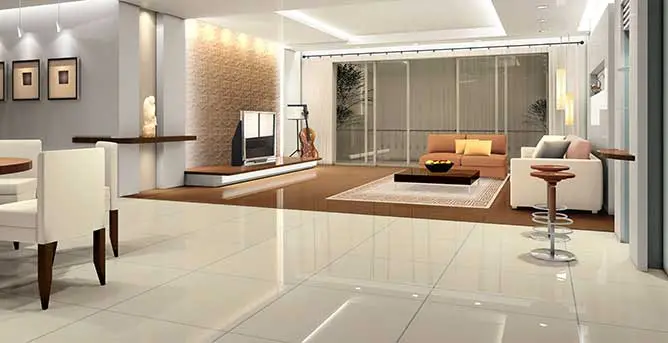 Residential and commercial interior cleaning in Phoenix by First Class Green Cleaning showing a clean condo