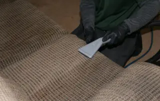 Residential and commercial interior cleaning in Phoenix by First Class Green Cleaning showing furniture cleaning