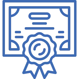 Certificate icon representing IICRC-certified technicians